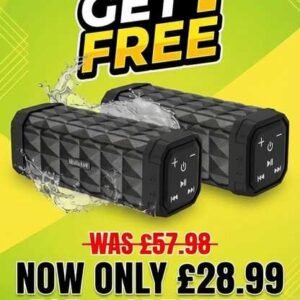 BUGANI Bluetooth Speaker- Get 2 for...